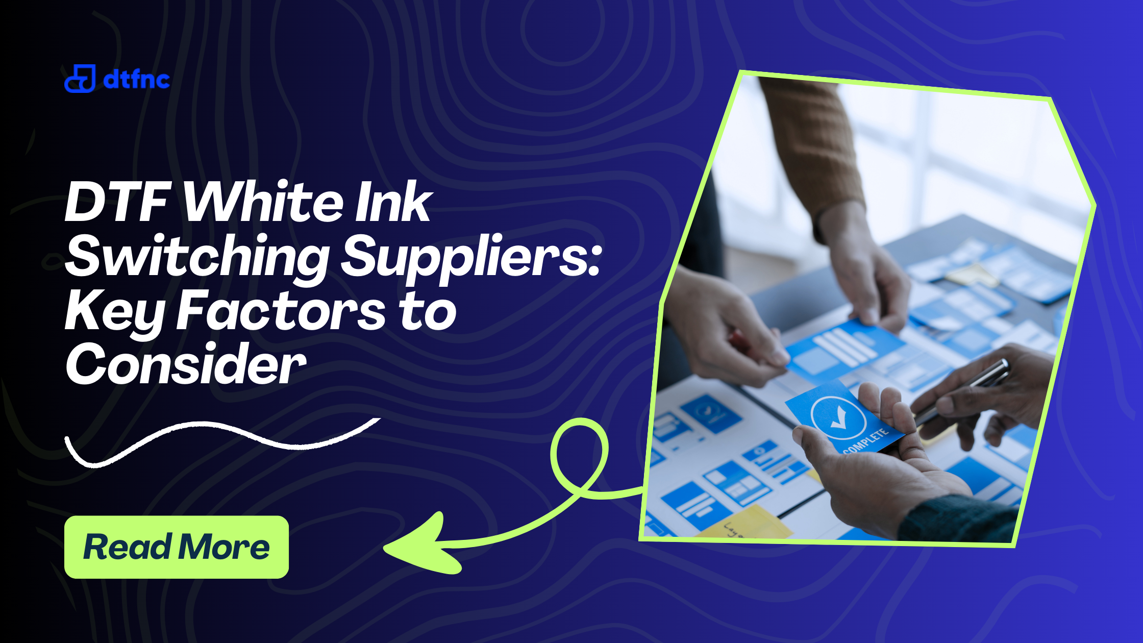 DTF White Ink Switching Suppliers: Key Factors to Consider