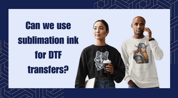 Can we use sublimation ink for DTF transfers