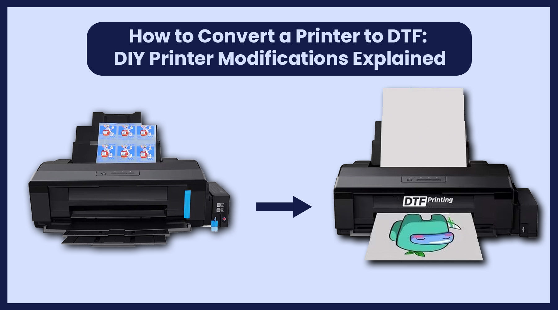 How to Convert a Printer to DTF