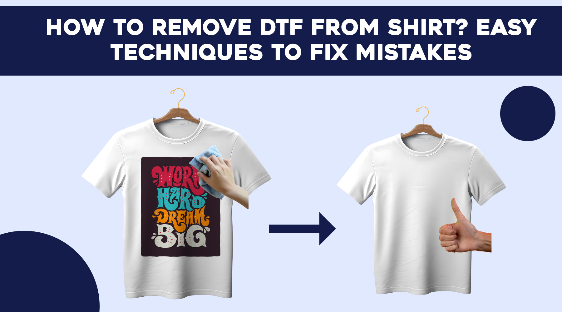 How to Remove DTF from Shirt