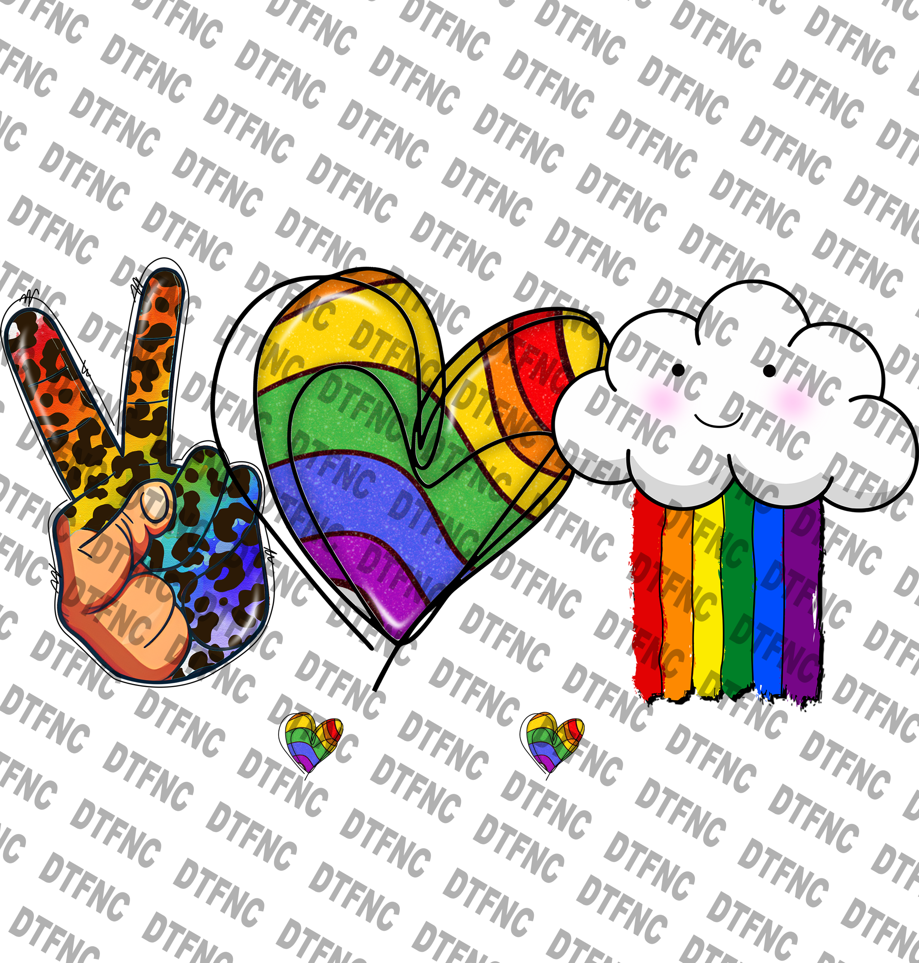 LGBTQ - Peace Heart Cloud