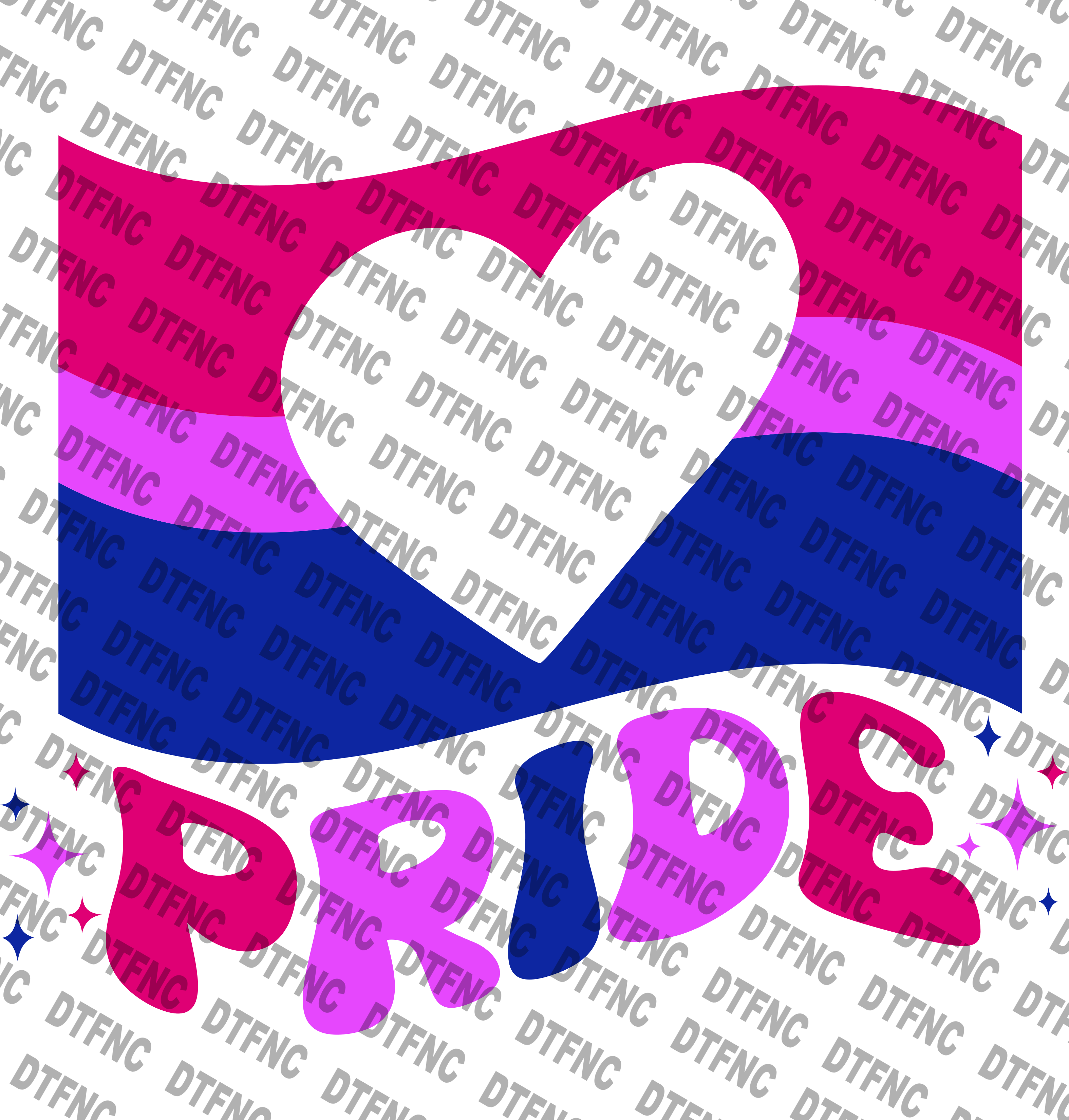 Love Pride - Vibrant LGBTQ DTF Transfers for Custom Pride Apparel