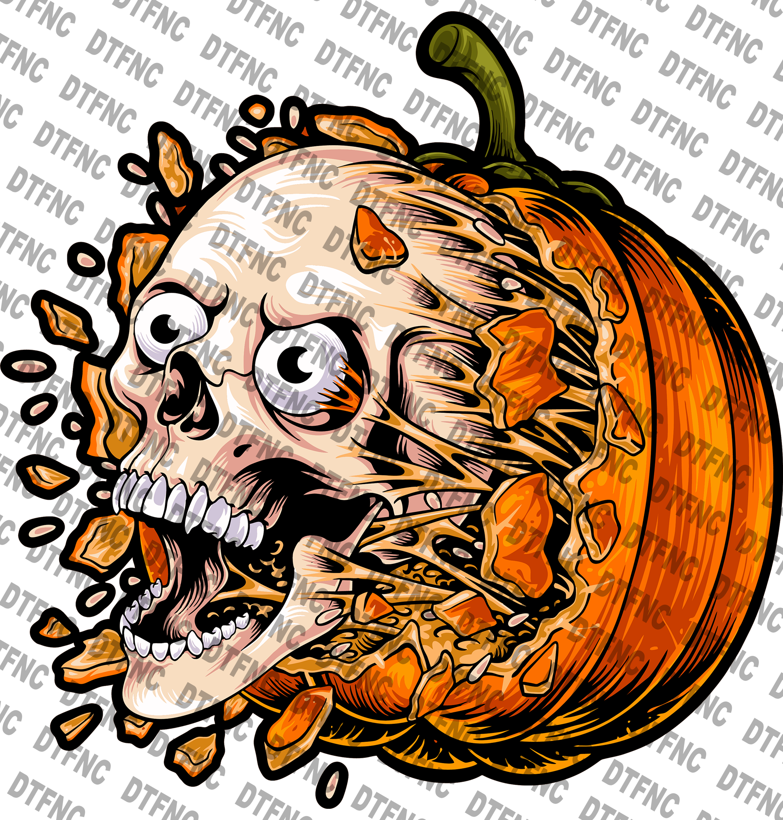 Halloween - Pumpkin Skull