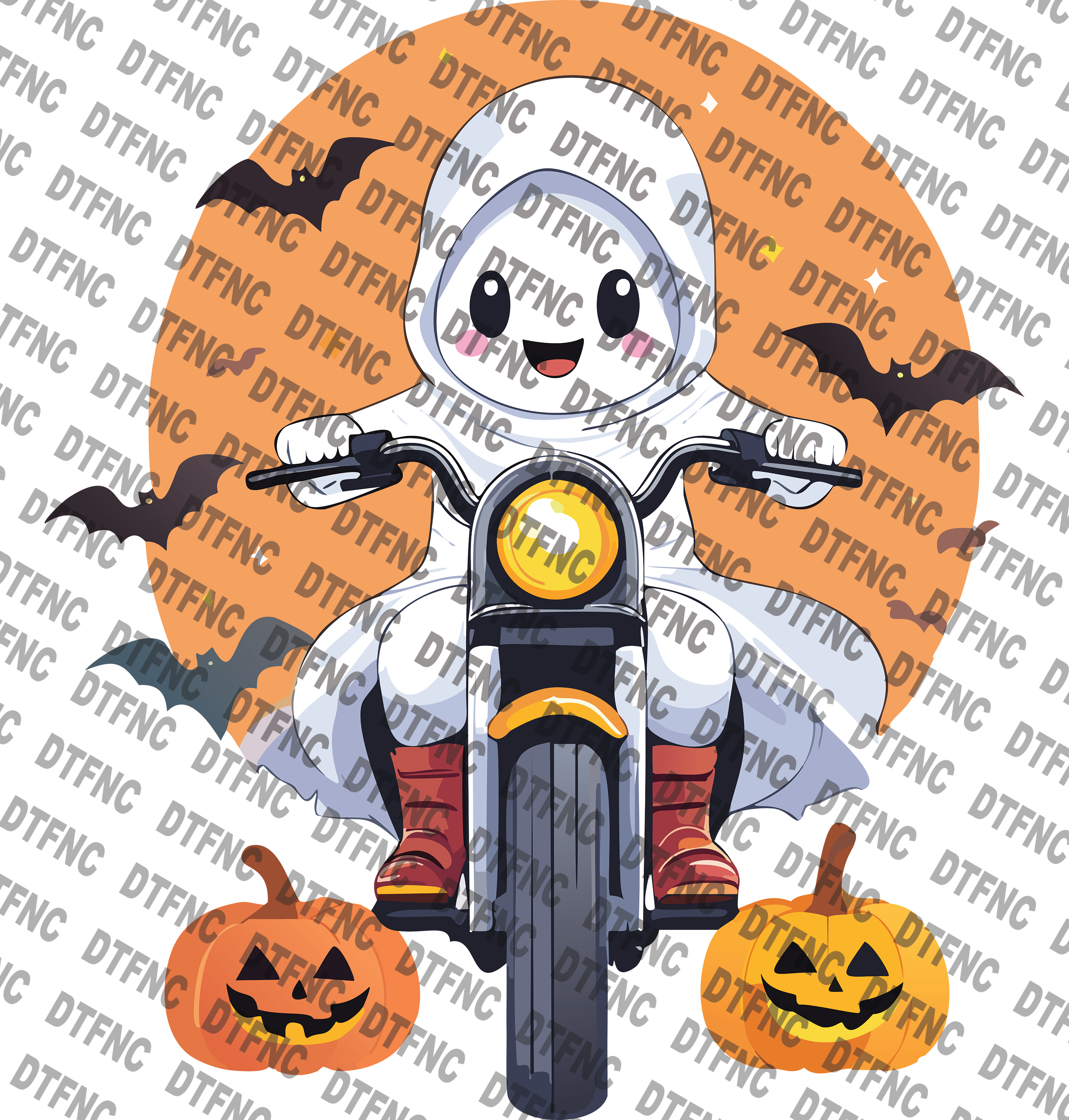 Halloween - Ghost on a Bike